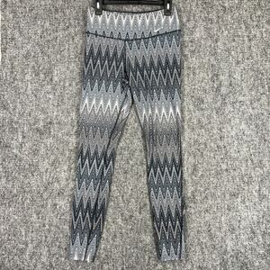 Nike Leggings Womens M Chevron Legend Dri-fit Workout‎ Gym Yoga Running Lounge
